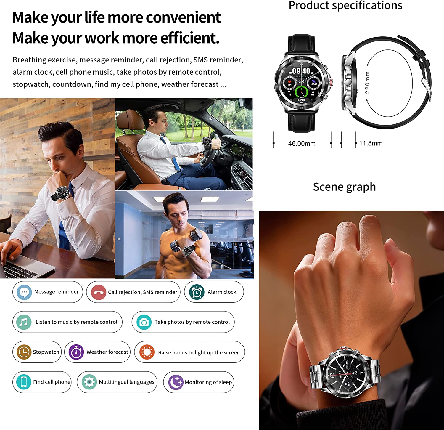 Manike NX1 Business Smartwatch Manike NX1 Business Smartwatch